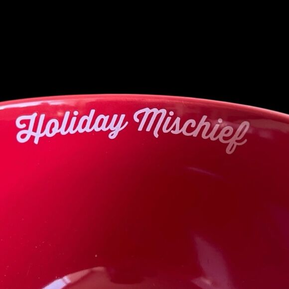 Disney Lilo & Stitch Christmas "Holiday Mischief" Soup Mug/Bowl 29 oz. - Picture 7 of 9